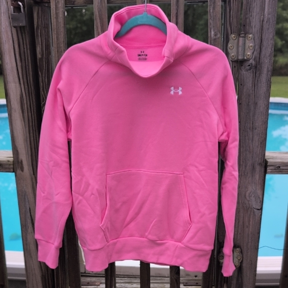 Under Armour Vibrant Pink Sweatshirt - Picture 1 of 4